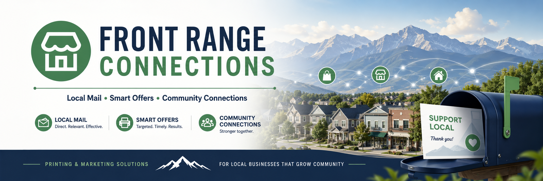 Local Deals Hub preview showing local offer and business listing concept