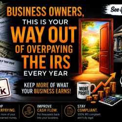 Business Owner Tax Savings Postcard